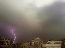الأرصاد تنبه من عواصف رعدية في 9 محافظات خلال الساعات ال24 القادمة