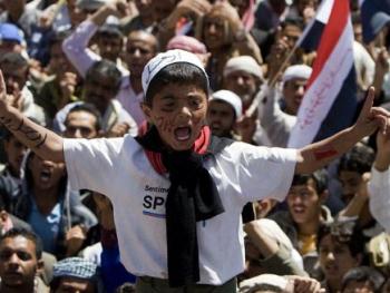 الرئيس اليمني يتهم إسرائيل وأمريكا بإدارة الانتفاضات العربية المطالبة بالتغيير