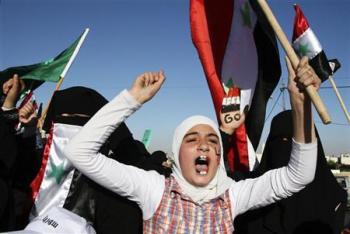 الضغط الدولي يتزايد والاحتجاجات تندلع في انحاء سوريا 