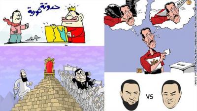 كاريكاتير: بين مرسي وشفيق احتار المواطن البسيط 